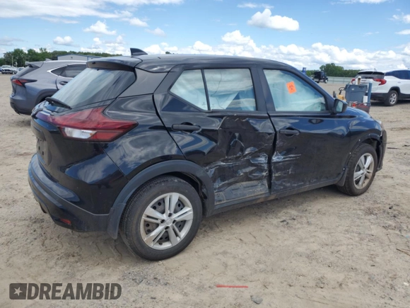 2022 Nissan Kicks S z VIN 3N1CP5BV4NL476120, wystawiony jako Copart lot #56329515 z przebiegiem 110 890 mil mil oraz Szkoda całkowita • Salvage title. Historia ofert i sprzedaży dostępna na DreamBid. Obrazek 3.