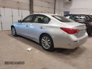 2015 Infiniti Q50 Premium with VIN JN1BV7AR3FM396154, listed as a IAAI auction lot 41978988 with 110,109 mi miles. Bid and sale history available at carsss.com. Image 3.