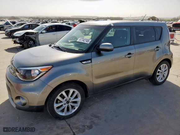 2019 Kia Soul + with VIN KNDJP3A51K7631927, listed as a Copart auction lot 47742745 with 149,208 mi miles and Salvage Title. Bid and sale history available at carsss.com. Image 1.