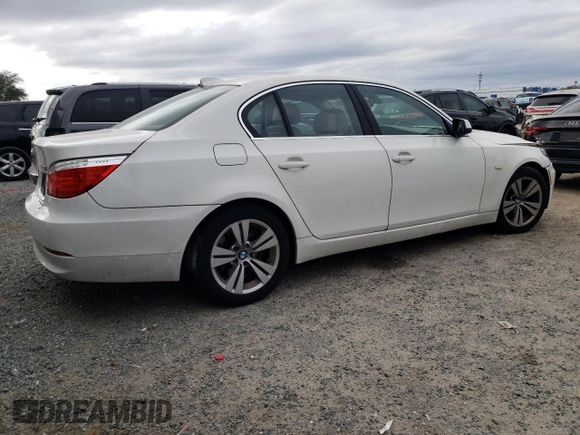 2010 BMW 5 Series 528i with VIN WBANU5C51AC365413, listed as a Copart auction lot 47758385 with 128,091 mi miles and Salvage Title. Bid and sale history available at carsss.com. Image 3.