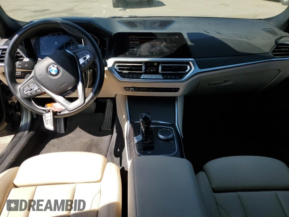 2021 BMW 3 Series 330i xDrive with VIN 3MW5R7J04M8C11505, listed as a Copart auction lot 48050853 with 31,608 mi miles and . Bid and sale history available at DreamBid. Image 8.