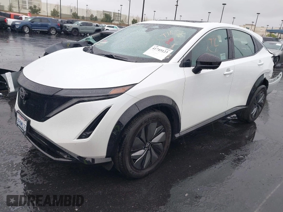 2024 Nissan ARIYA Evolve+ z VIN JN1BF0BAXRM435453, wystawiony jako IAAI lot #41745123 z przebiegiem 5 565 mil mil oraz . Historia ofert i sprzedaży dostępna na DreamBid. Obrazek 2.
