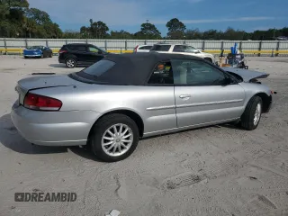 2003 Chrysler Sebring LX with VIN 1C3EL45T43N563717, listed as a Copart auction lot 44037815 with 63,059 mi miles and Salvage Title. Bid and sale history available at DreamBid. Image 3.