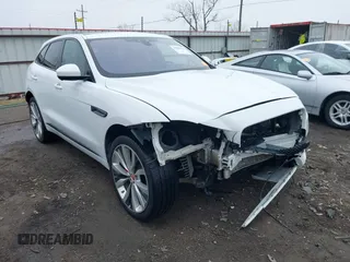 2017 Jaguar F-Pace S with VIN SADCM2BV0HA058710, listed as a IAAI auction lot 41498142 with 89,203 mi miles and . Bid and sale history available at DreamBid. Image 1.