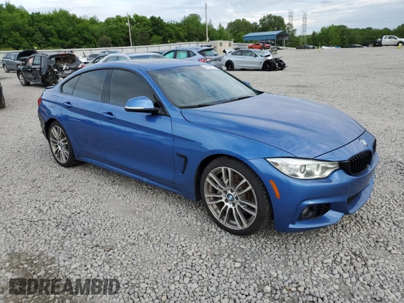 2017 BMW 4 Series 430i with VIN WBA4F7C37HG788984, listed as a Copart auction lot 54154405 with 92,596 mi miles and Salvage title. Bid and sale history available at DreamBid. Image 4.