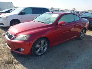 2011 Lexus IS 250 C with VIN JTHFF2C28B2516422, listed as a IAAI auction lot 38744549 with 84,914 mi miles and . Bid and sale history available at DreamBid. Image 2.