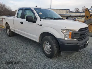 2020 Ford F-150 XL with VIN 1FTEX1EB9LKF24189, listed as a Copart auction lot 77400254 with 80,618 mi miles and Salvage Title. Bid and sale history available at carsss.com. Image 4.