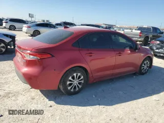 2021 Toyota Corolla Hybrid LE with VIN JTDEAMDE0MJ031541, listed as a Copart auction lot 46516215 with 272,892 mi miles and Salvage Title. Bid and sale history available at carsss.com. Image 3.