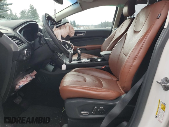 2017 Ford Edge Titanium with VIN 2FMPK4K97HBB45022, listed as a Copart auction lot 49008535 with 58,067 mi miles and Salvage Title. Bid and sale history available at carsss.com. Image 7.