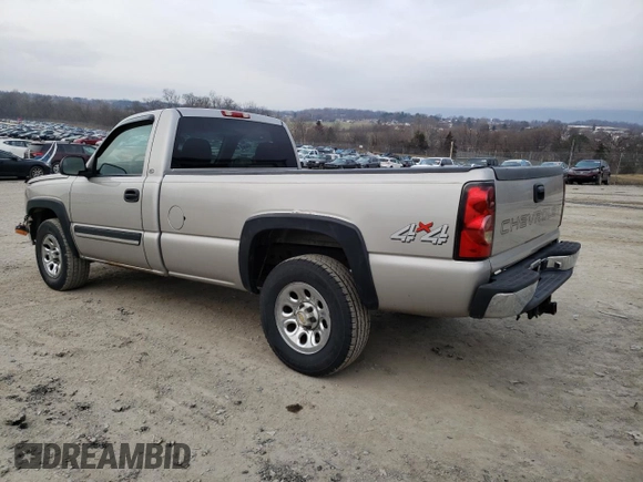 2006 Chevrolet Silverado 1500 Work Truck with VIN 3GCEK14Z66G240043, listed as a Copart auction lot 48741695 with 205,894 mi miles and Salvage Title. Bid and sale history available at carsss.com. Image 2.