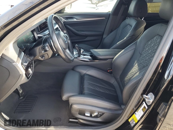 2023 BMW 5 Series 530e with VIN WBA13AG06PCM01727, listed as a Copart auction lot 83666424 with 40,831 mi miles and Salvage title. Bid and sale history available at DreamBid. Image 7.