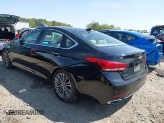 2015 Hyundai Genesis 3.8L z VIN KMHGN4JEXFU021307, wystawiony jako IAAI lot #41925165 z przebiegiem 128 921 mil mil oraz . Historia ofert i sprzedaży dostępna na DreamBid. Obrazek 3.