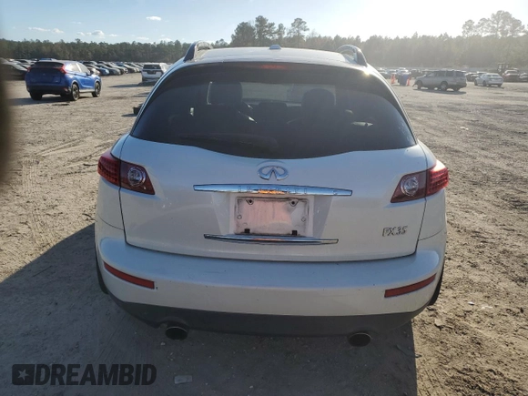 2006 Infiniti FX35 with VIN JNRAS08U66X104076, listed as a Copart auction lot 85278234 with 133,930 mi miles and Salvage Title. Bid and sale history available at carsss.com. Image 6.
