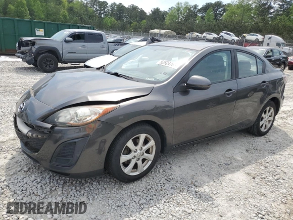 2010 Mazda Mazda3 i Touring with VIN JM1BL1SF5A1241636, listed as a Copart auction lot 52624185 with 96,466 mi miles and Salvage Title. Bid and sale history available at carsss.com. Image 1.