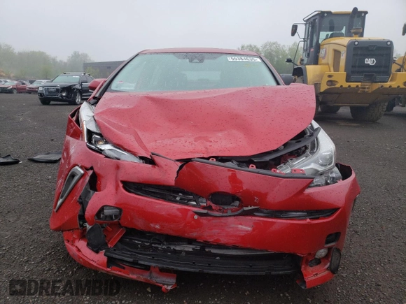 2019 Toyota Prius LE z VIN JTDL9RFU3K3008712, wystawiony jako Copart lot #55384635 z przebiegiem 34 228 mil mil oraz Szkoda całkowita • Salvage title. Historia ofert i sprzedaży dostępna na DreamBid. Obrazek 5.