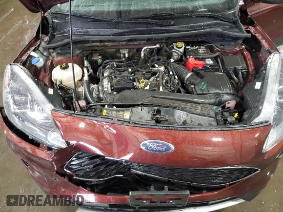 2021 Ford Escape SE with VIN 1FMCU9G60MUA90728, listed as a Copart auction lot 60124145 with 42,744 mi miles and Salvage title. Bid and sale history available at DreamBid. Image 12.