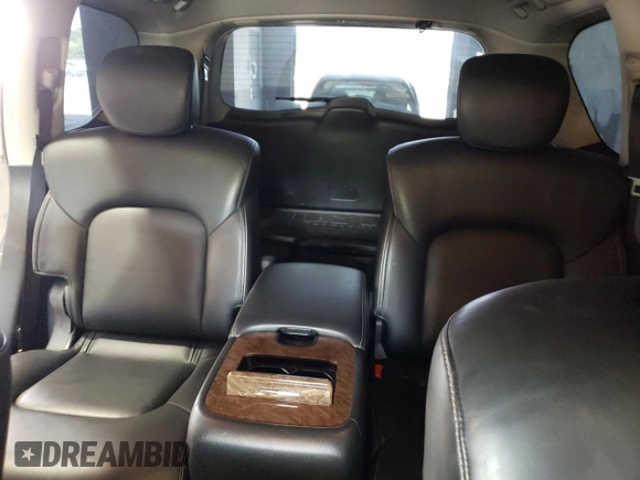 2017 Infiniti QX80 with VIN JN8AZ2NE1H9154366, listed as a Copart auction lot 59975204 with 130,499 mi miles and Salvage Title. Bid and sale history available at carsss.com. Image 10.
