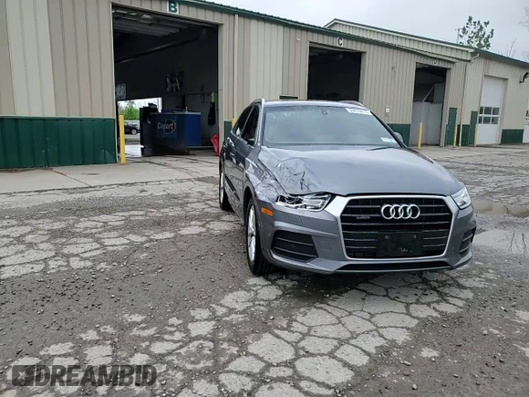 2016 Audi Q3 Premium Plus with VIN WA1EFCFS4GR018421, listed as a Copart auction lot 59670615 with 96,763 mi miles and Salvage title. Bid and sale history available at DreamBid. Image 14.