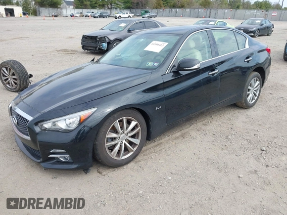 2016 Infiniti Q50 Premium with VIN JN1EV7AR2GM341628, listed as a IAAI auction lot 41898412 with 63,543 mi miles and . Bid and sale history available at DreamBid. Image 19.