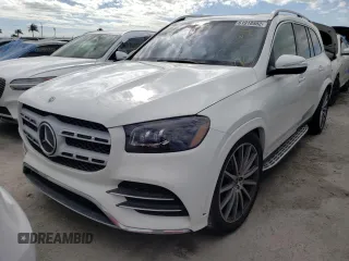 2022 Mercedes-Benz GLS with VIN 4JGFF5KE5NA706618, listed as a Copart auction lot 61918582 with 0 mi miles. Bid and sale history available at carsss.com. Image 2.