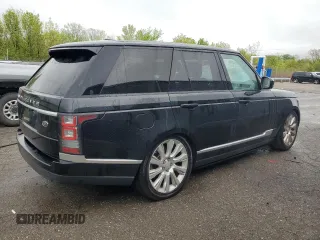 2015 Land Rover Range Rover Supercharged with VIN SALGS2TFXFA209102, listed as a Copart auction lot 55570885 with 141,280 mi miles and Clean title. Bid and sale history available at DreamBid. Image 3.