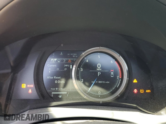 2016 Lexus IS 200t with VIN JTHBA1D23G5020035, listed as a Copart auction lot 55495915 with 118,816 mi miles and Salvage title. Bid and sale history available at DreamBid. Image 9.