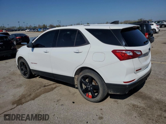 2019 Chevrolet Equinox LT with VIN 2GNAXLEX6K6171487, listed as a Copart auction lot 51326145 with 124,988 mi miles and Salvage Title. Bid and sale history available at DreamBid. Image 2.