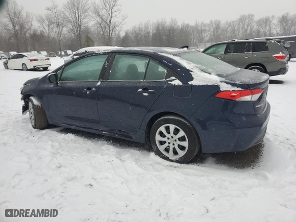 2021 Toyota Corolla LE with VIN 5YFEPMAE0MP179235, listed as a Copart auction lot 41963625 with 58,871 mi miles and Salvage Title. Bid and sale history available at carsss.com. Image 2.