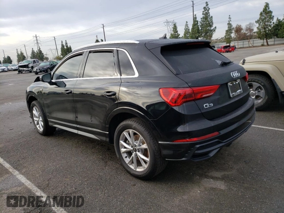2022 Audi Q3 S line Premium with VIN WA1DECF31N1136610, listed as a Copart auction lot 36377173 with 2,840 mi miles. Bid and sale history available at carsss.com. Image 2.