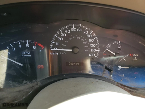 2001 Chevrolet Malibu LS with VIN 1G1NE52J016148358, listed as a Copart auction lot 84990314 with 93,424 mi miles and Salvage Title. Bid and sale history available at carsss.com. Image 9.