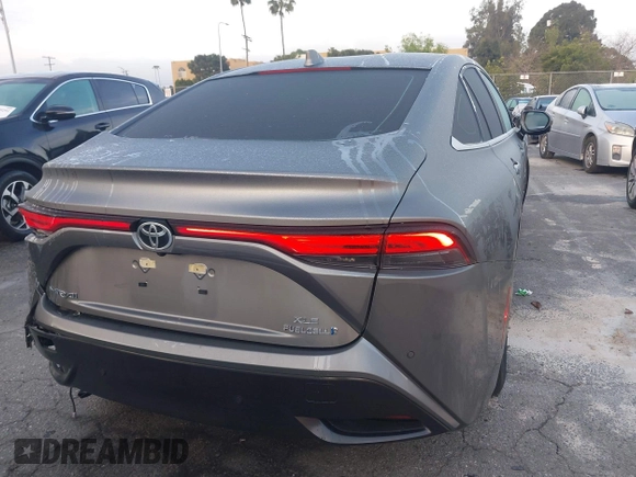 2023 Toyota Mirai XLE with VIN JTDAAAAA5PA007657, listed as a IAAI auction lot 41814468 with 12,809 mi miles. Bid and sale history available at carsss.com. Image 16.