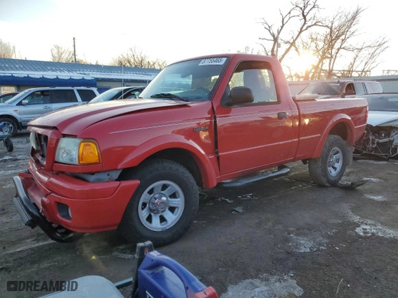 2005 Ford Ranger XL with VIN 1FTYR10U35PA26432, listed as a Copart auction lot 87755465 with 139,304 mi miles and Salvage Title. Bid and sale history available at carsss.com. Image 1.