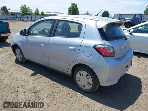 2024 Mitsubishi Mirage ES z VIN ML32AUHJ1RH025484, wystawiony jako IAAI lot #42397481 z przebiegiem 15 111 mil mil oraz . Historia ofert i sprzedaży dostępna na DreamBid. Obrazek 3.