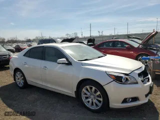 2013 Chevrolet Malibu LTZ with VIN 1G11H5SA1DF260368, listed as a Copart auction lot 50585225 with 125,255 mi miles and Salvage Title. Bid and sale history available at carsss.com. Image 4.