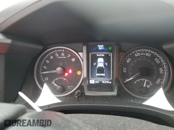 2023 Toyota Tacoma SR with VIN 3TMCZ5AN4PM545085, listed as a Copart auction lot 53319665 with 16,350 mi miles and Non repairable. Bid and sale history available at DreamBid. Image 9.