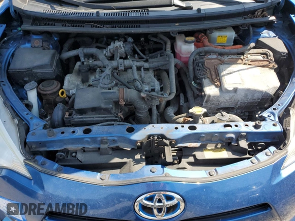 2012 Toyota Prius One with VIN JTDKDTB31C1026403, listed as a Copart auction lot 55511025 with 169,115 mi miles and Clean Title. Bid and sale history available at carsss.com. Image 11.