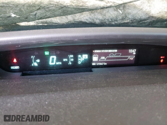 2014 Toyota Prius Four with VIN JTDKN3DU6E1790186, listed as a Copart auction lot 52190785 with 170,673 mi miles and Salvage Title. Bid and sale history available at carsss.com. Image 9.