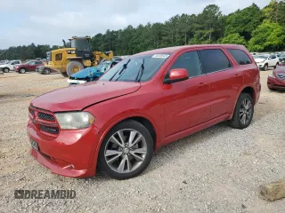 2013 Dodge Durango SXT with VIN 1C4RDHAG9DC675985, listed as a Copart auction lot 58058545 with 152,729 mi miles and Salvage title. Bid and sale history available at DreamBid. Image 1.