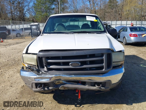 2004 Ford Super Duty F-250 XL with VIN 1FTNX20L84EA84813, listed as a IAAI auction lot 41860712 with 423,146 mi miles. Bid and sale history available at carsss.com. Image 12.