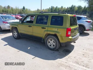 2012 Jeep Patriot Sport with VIN 1C4NJPBA6CD639580, listed as a IAAI auction lot 42221359 with 123,596 mi miles and . Bid and sale history available at DreamBid. Image 3.