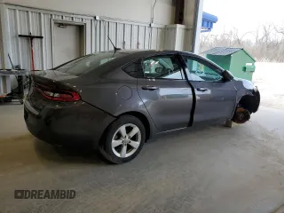 2016 Dodge Dart SXT with VIN 1C3CDFBBXGD605895, listed as a Copart auction lot 54880775 with 107,233 mi miles and Clean Title. Bid and sale history available at carsss.com. Image 3.
