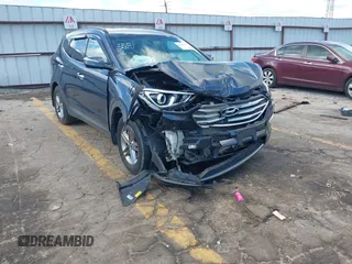2017 Hyundai Santa Fe 2.4L with VIN 5NMZU3LB6HH002566, listed as a IAAI auction lot 42296014 with 116,819 mi miles and . Bid and sale history available at DreamBid. Image 1.