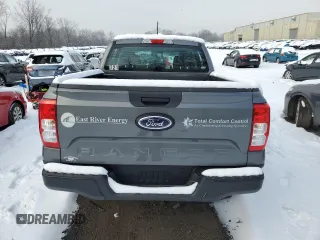 2024 Ford Ranger XL with VIN 1FTER4PH1RLE27021, listed as a Copart auction lot 43577965 with 7,685 mi miles and Salvage Title. Bid and sale history available at carsss.com. Image 6.