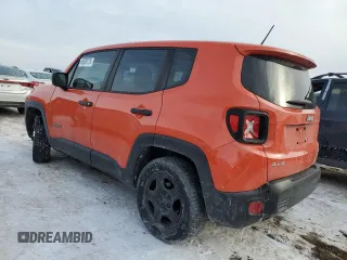 2015 Jeep Renegade Sport with VIN ZACCJBAT9FPB85750, listed as a Copart auction lot 45538775 with 134,812 mi miles and Salvage Title. Bid and sale history available at DreamBid. Image 2.