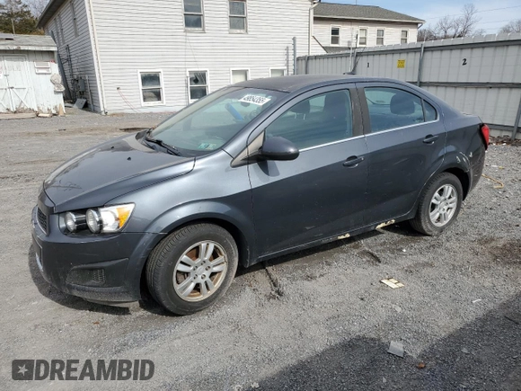 2013 Chevrolet Sonic LT with VIN 1G1JC5SB2D4146897, listed as a Copart auction lot 49854355 with Not Provided miles and Clean Title. Bid and sale history available at DreamBid. Image 1.