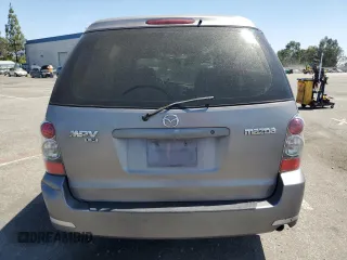 2005 Mazda MPV LX with VIN JM3LW28A350538856, listed as a Copart auction lot 66790224 with 154,746 mi miles and Salvage Title. Bid and sale history available at carsss.com. Image 6.