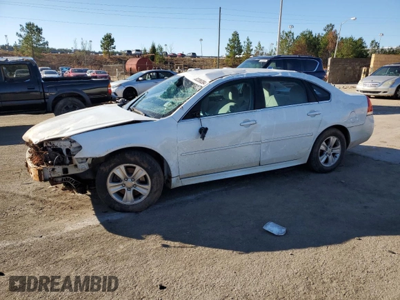 2016 Chevrolet Impala LS with VIN 2G1WA5E31G1109548, listed as a Copart auction lot 82286394 with Not provided miles and Salvage title. Bid and sale history available at DreamBid. Image 1.