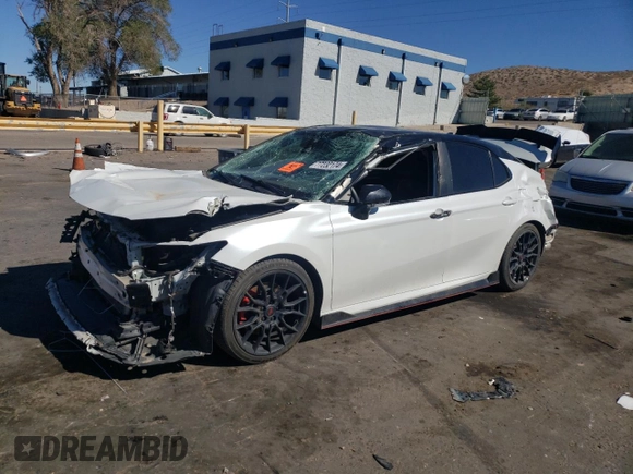 2022 Toyota Camry TRD with VIN 4T1KZ1AK8NU068305, listed as a Copart auction lot 77232174 with Not provided miles and Salvage title. Bid and sale history available at DreamBid. Image 1.