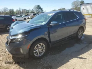 2024 Chevrolet Equinox LT with VIN 3GNAXKEG8RL230958, listed as a Copart auction lot 49583305 with 33,239 mi miles and Salvage Title. Bid and sale history available at DreamBid. Image 1.