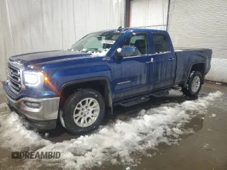 2019 GMC Sierra 1500 Limited SLE with VIN 2GTV2MEC4K1215396, listed as a Copart auction lot 41853905 with 56,852 mi miles and Salvage Title. Bid and sale history available at carsss.com. Image 1.